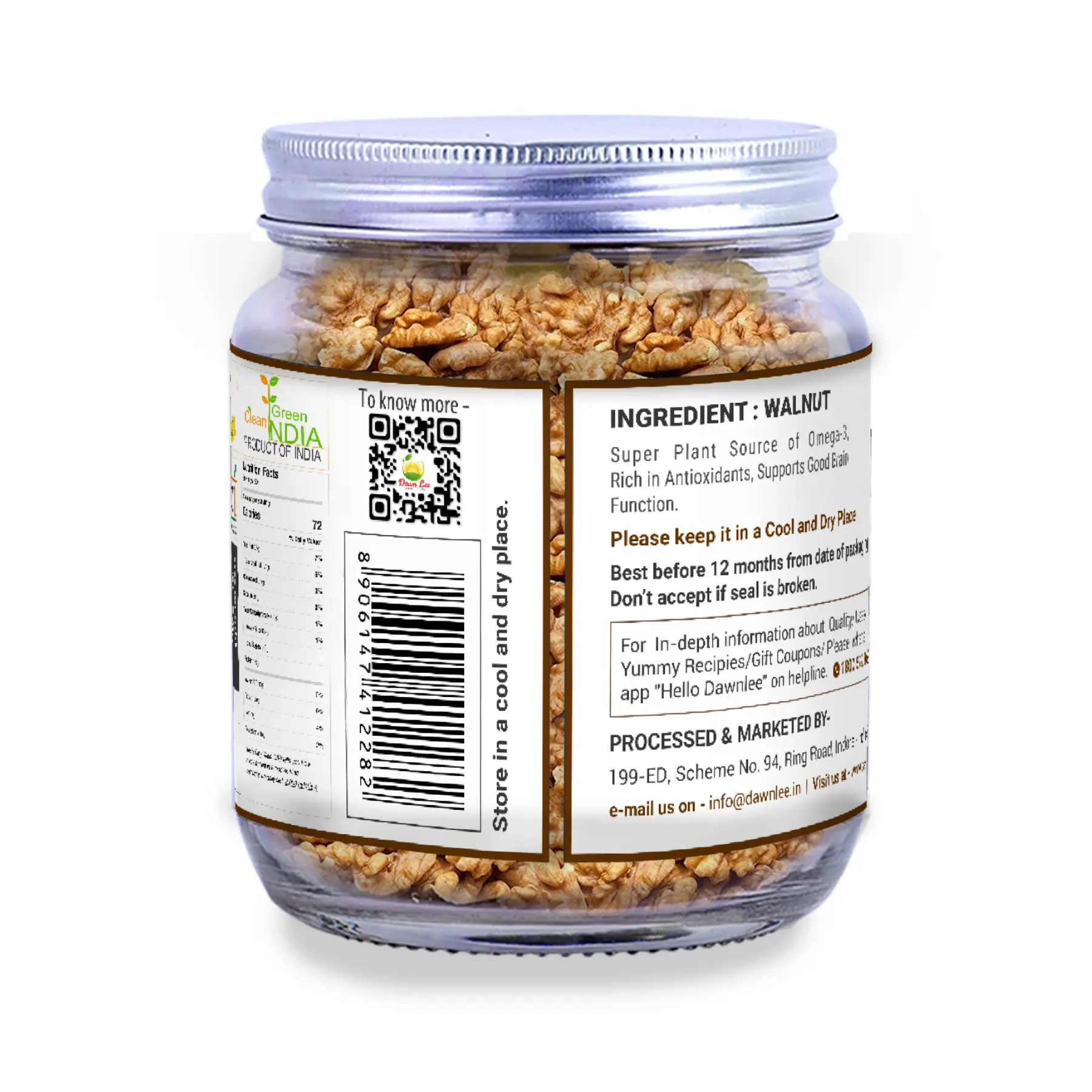 walnuts kernels ingredients