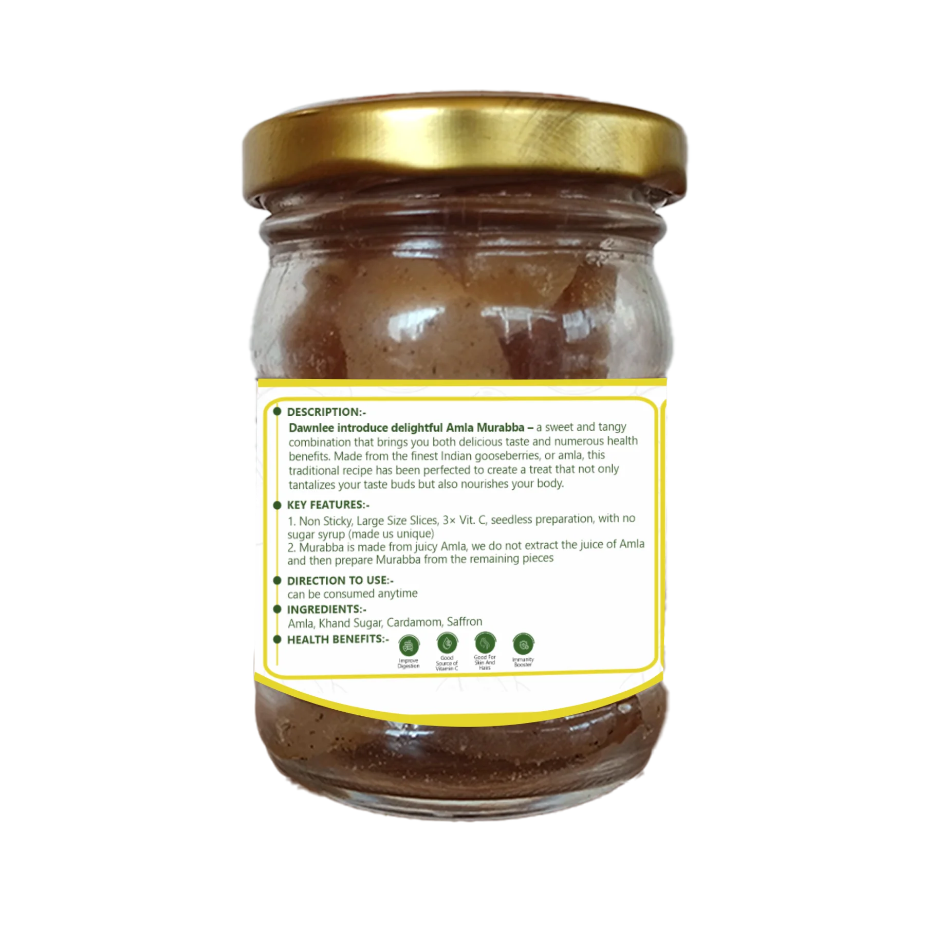 amla slice murabba ingredients