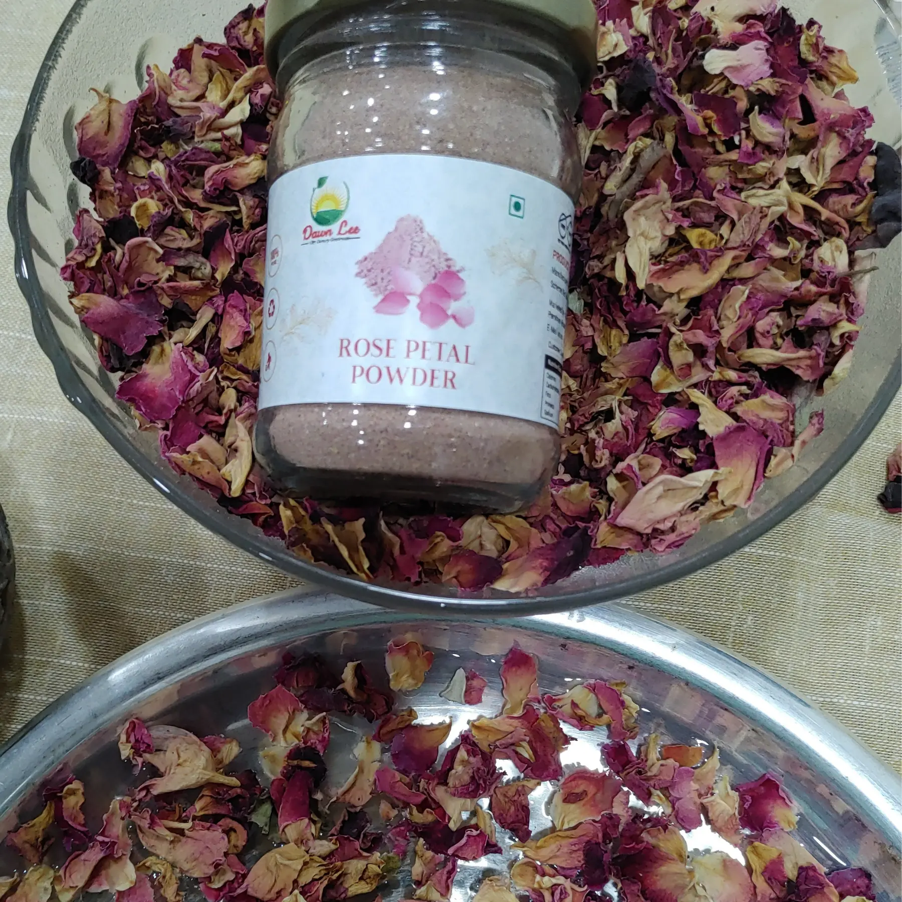 gulab patti powder for milk and water