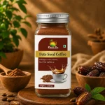 Date Seed Coffee 50 gm | Indulge in the Flavor, Not Caffeine | Premium Medium Roast Ground Coffee