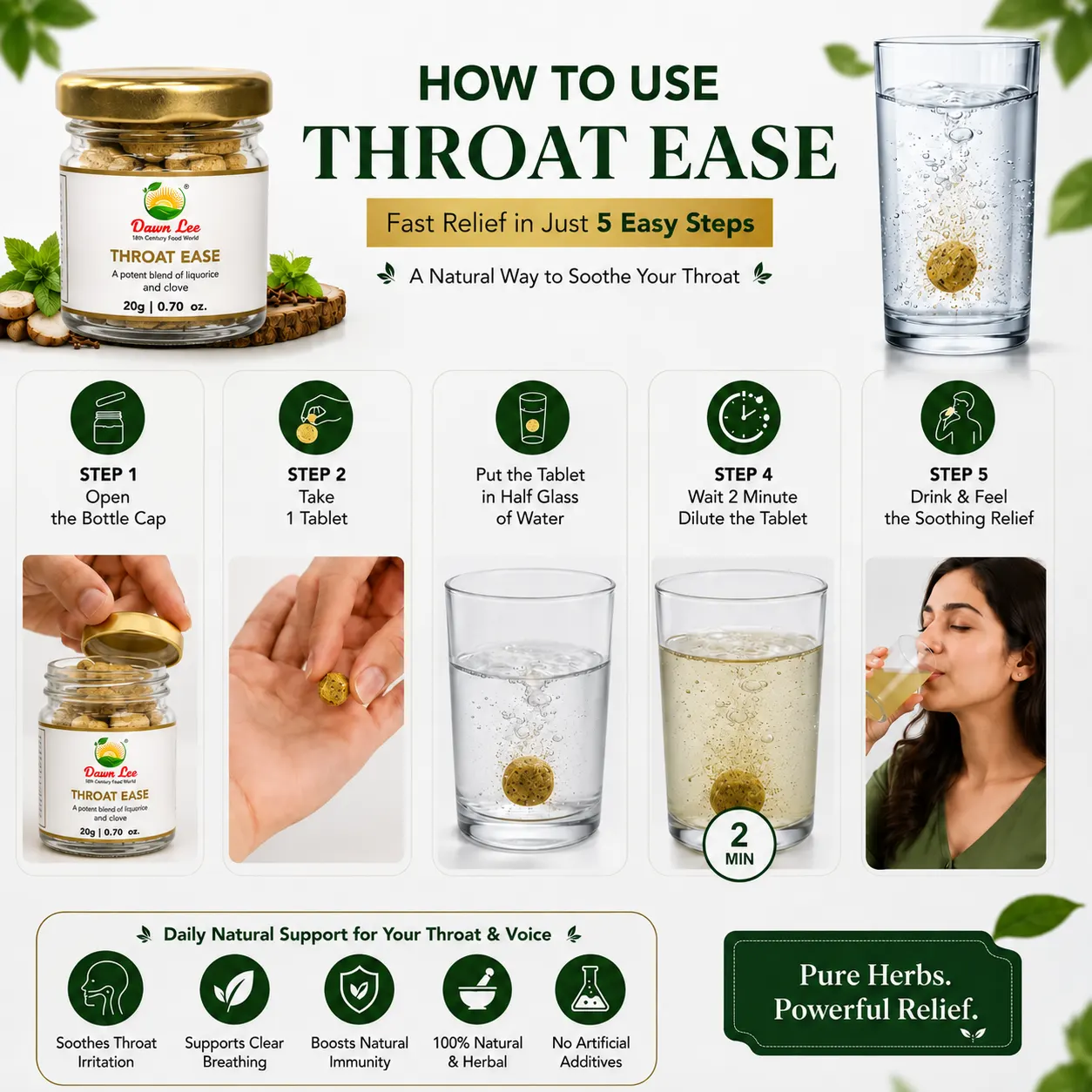 how to use throat ease
