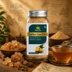 Indian Gum Elixir 75 gm | Ideal After-Fasting Drink | Promotes Strong Bones & Lubrication | Gum Arabic Instant Drink | Natural Desi Gond Blend