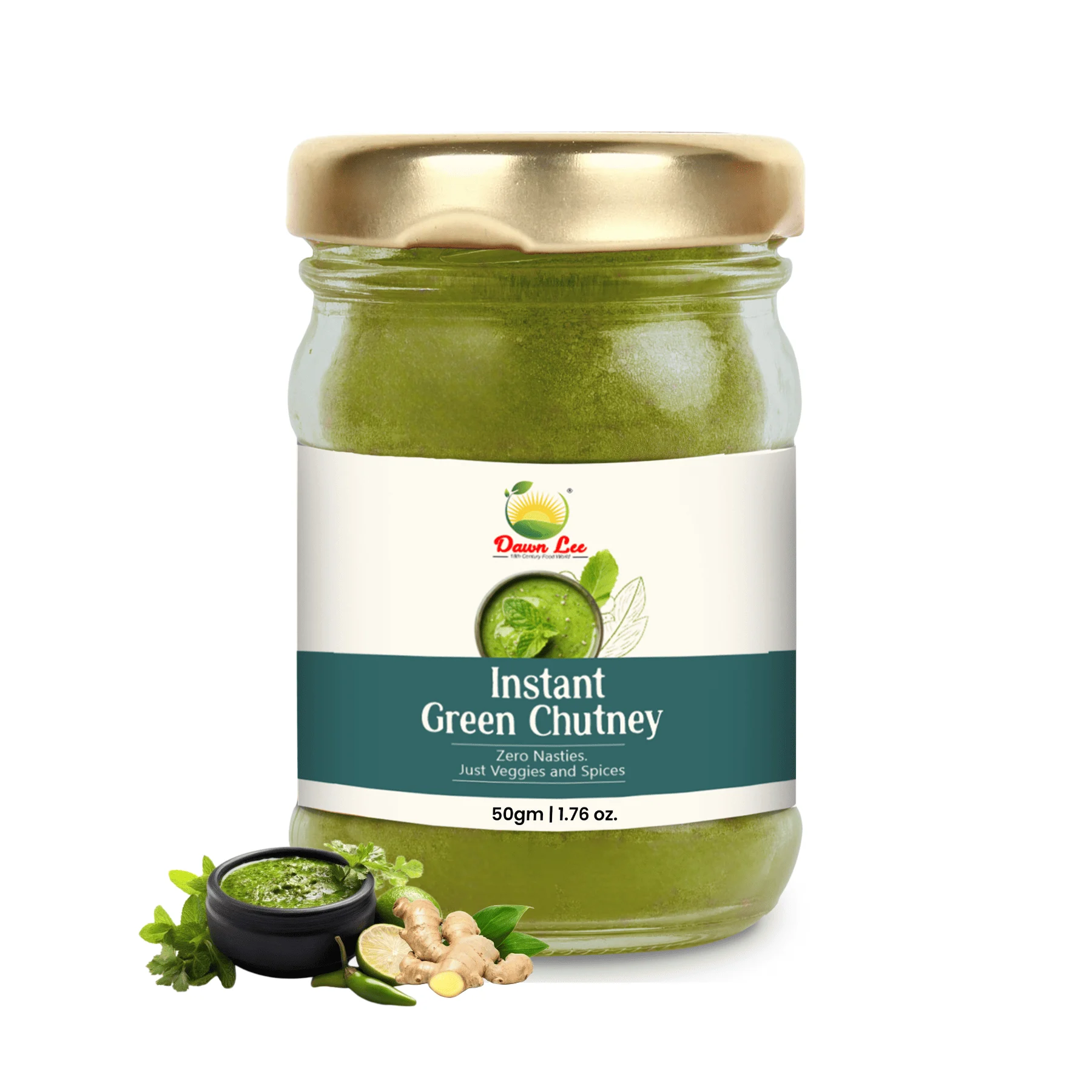 fresh instant green chutney dawn lee